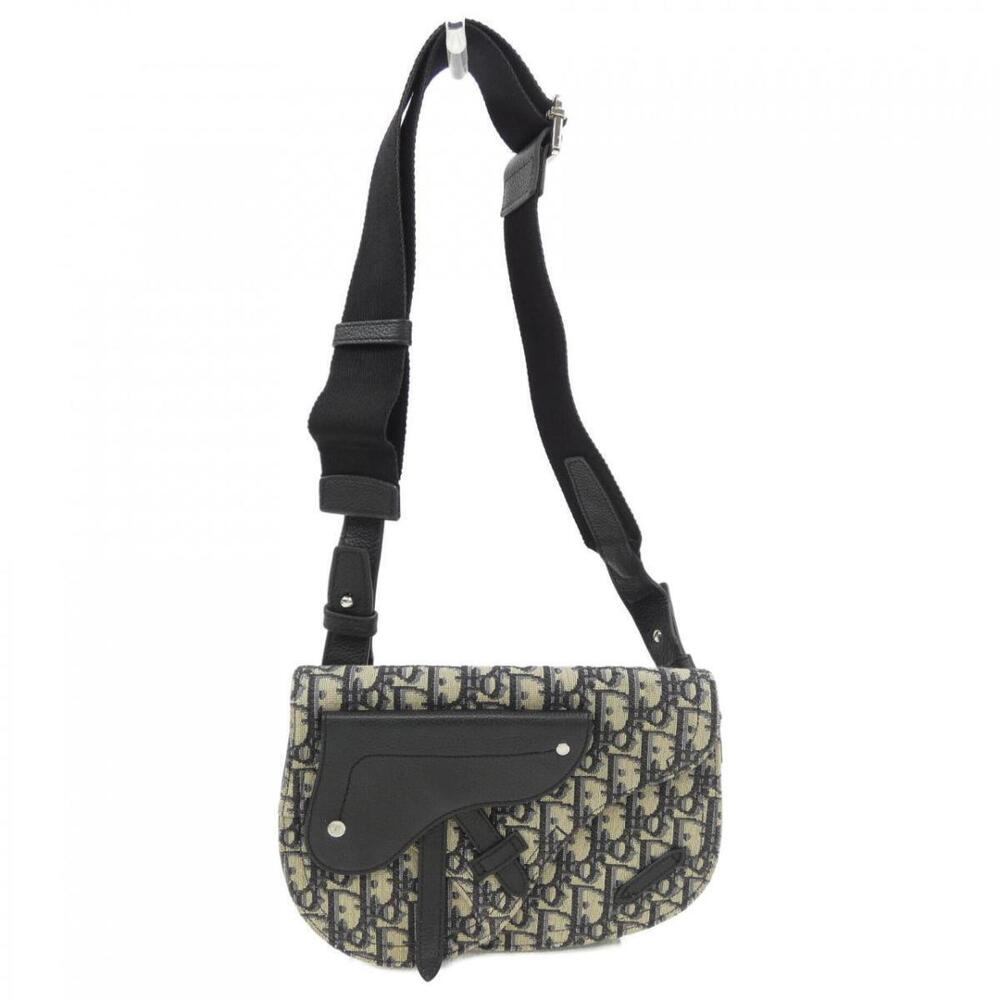 Christian Dior SADDLE Messenger Bag Oblique Jacquard